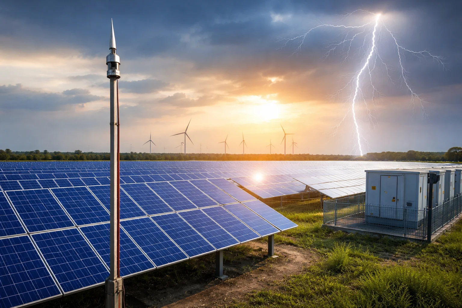 صاعقه گیر نیروگاه