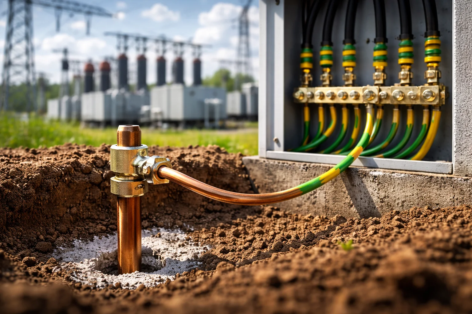 سیستم زمین حفاظتی اجرای ارتینگ