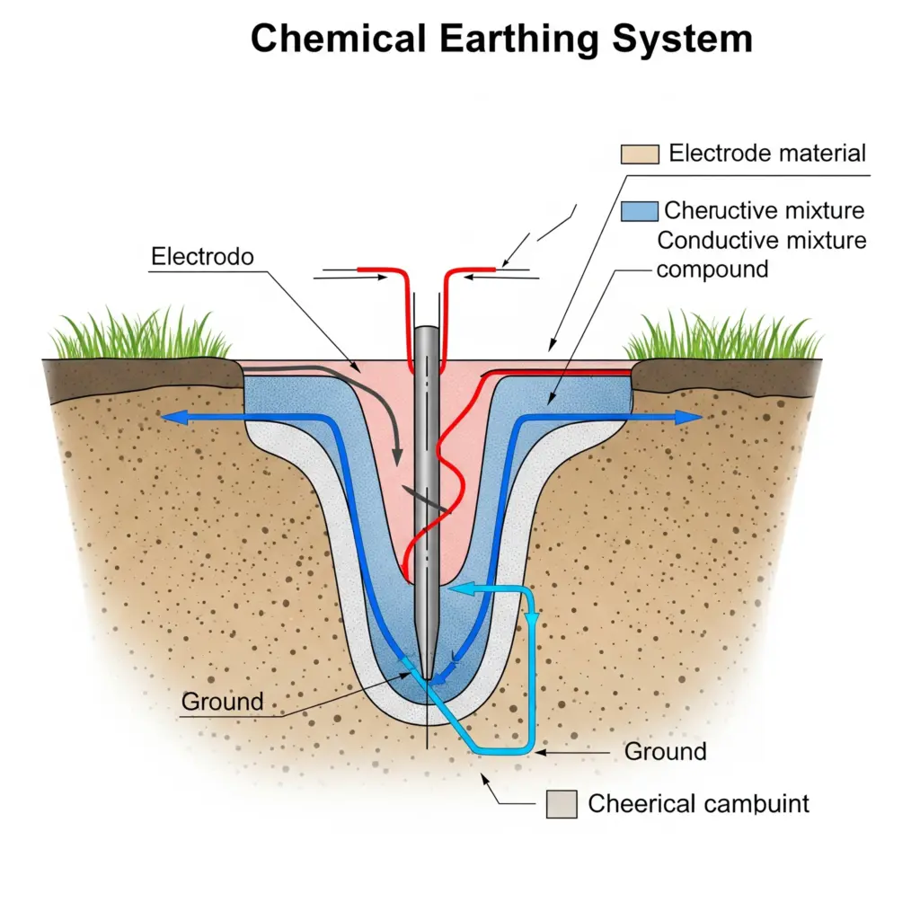 chemical earthing system